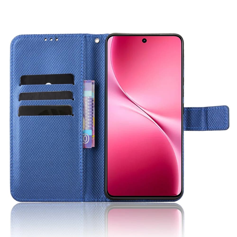 Custodia Protettiva in Pelle con Funzione Stand per Huawei Honor X6 4G, Cover a Portafoglio con Slot per Carte per Huawei Honor X6 X6, Coque per Telefono