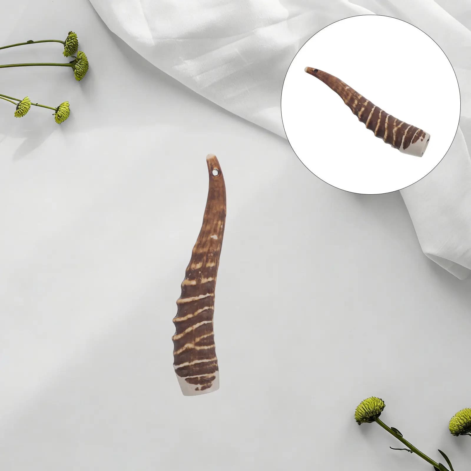 Elk Antler Style Knife Handle Replacement Universal Fit for Vegetable Chopper Chef Knife Grip Non Skid Kitchen Cutter Handle DIY