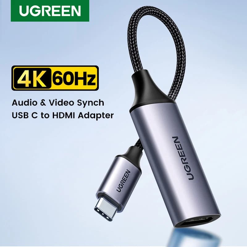 UGREEN USB Type C cable to HDMI USB C 4K Adapter for iPhone 15 PC Xiaomi MacBook Pro Air iPad Pro Samsung Galaxy Cable HDMI