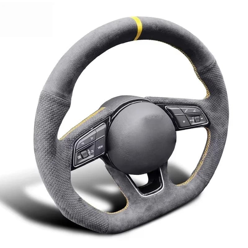 Wheeled Leather Seat Cover for Audi A6L A1 A3 A5 A7 A8 Q5L Q7 Q3 A4L, Car Interior Accessories