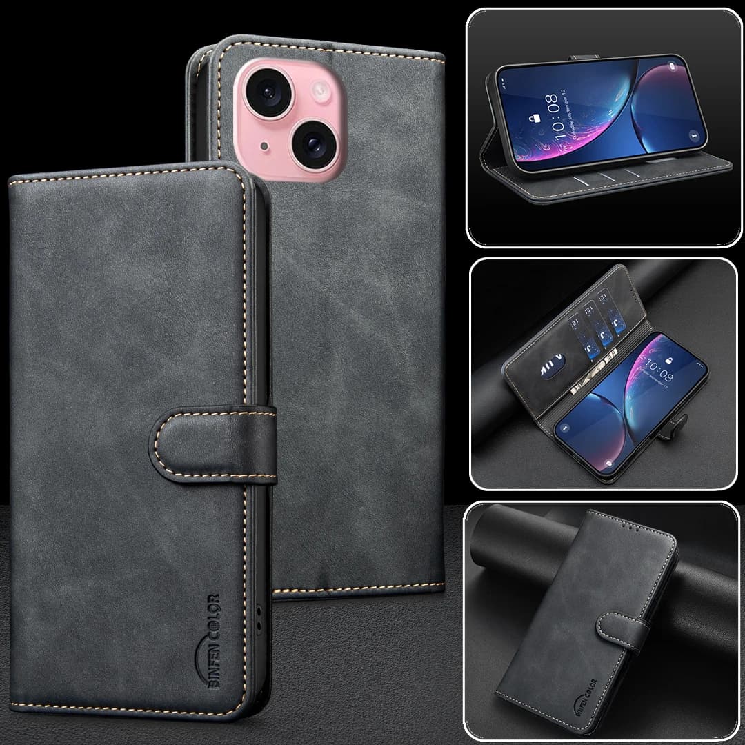 Custodia a Portafoglio in Pelle con Chiusura Magnetica per OPPO A6 Pro A6X A54S A16 A16S A58 A18 A38 A98 A79 A60 F31 4G 5G, Protezione RFID