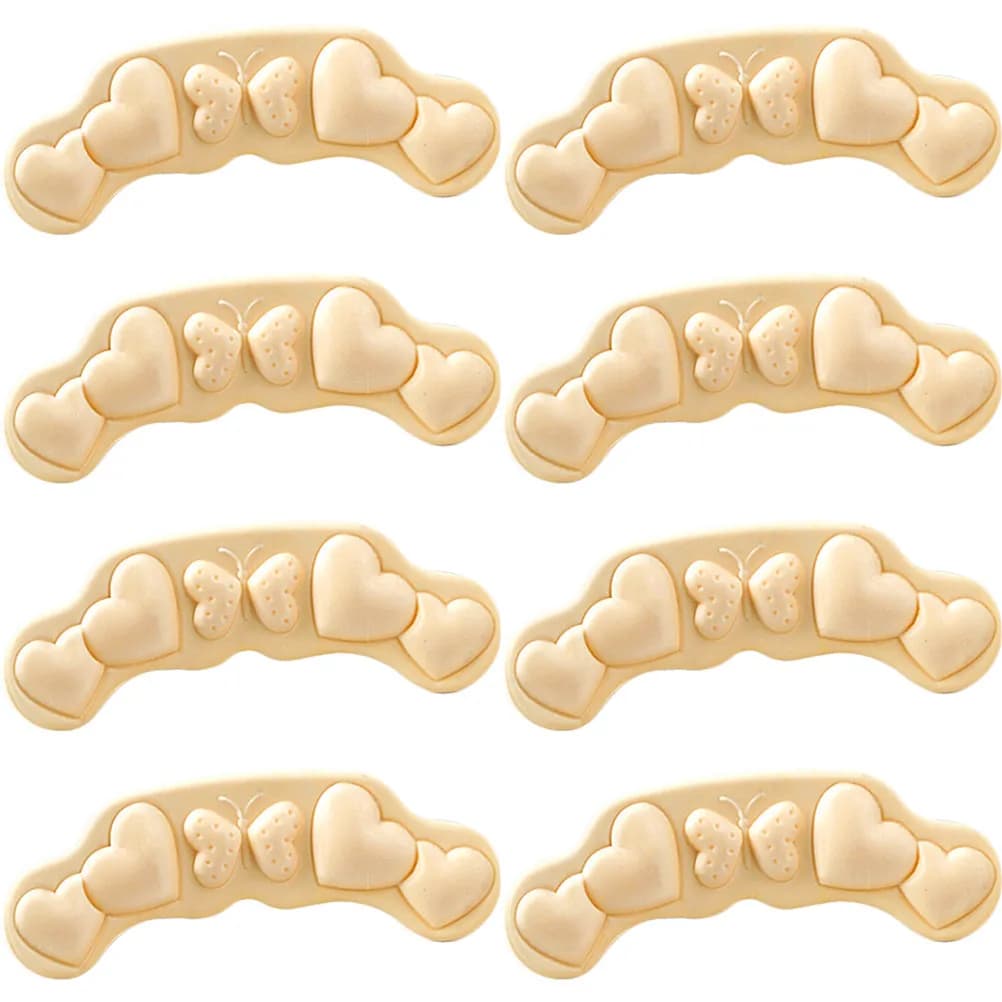 4 Paia di Cuscinetti per Tallone Resistenti all'Usura, Ergonomici e Confortevoli per Tacchi Alti, Sandali e Stivali, Prevenzione delle Vesciche
