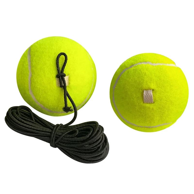 Training Tennis Ball With Elastic Rope, Single Player Rebound Practice Tennis Ball for Self‑Study Tennis Training Accessory