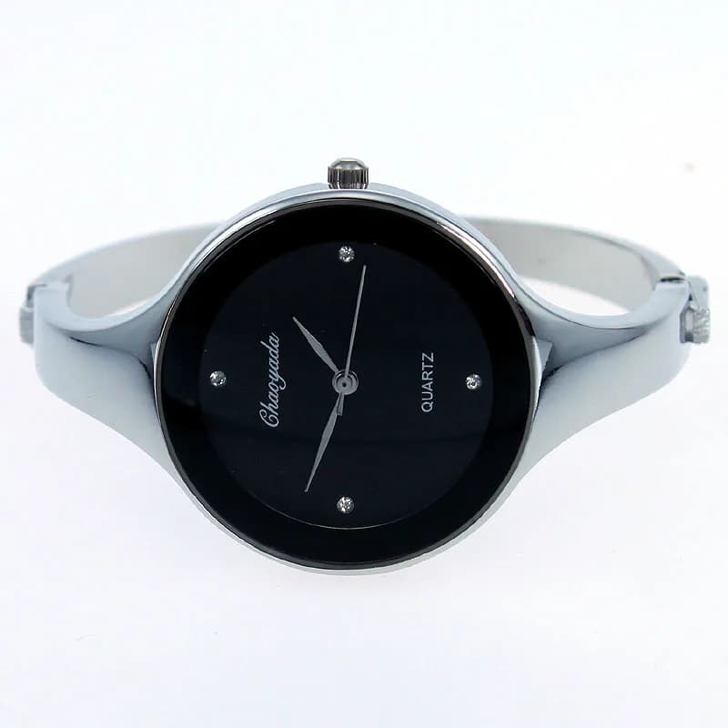 Nuovo orologio da donna con polsino moda casual rotondo da donna braccialetto da donna orologi da ragazza orologio al quarzo in acciaio inossidabile dorato Reloj Mujer