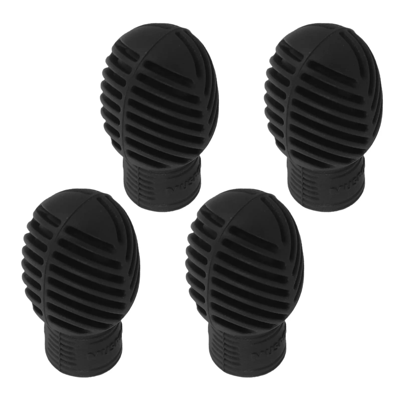 4 Pezzi Smorzatori di Rumore in Silicone per Bacchette, Punte Silenziose per Pratica, Accessori per Tamburi e Studi