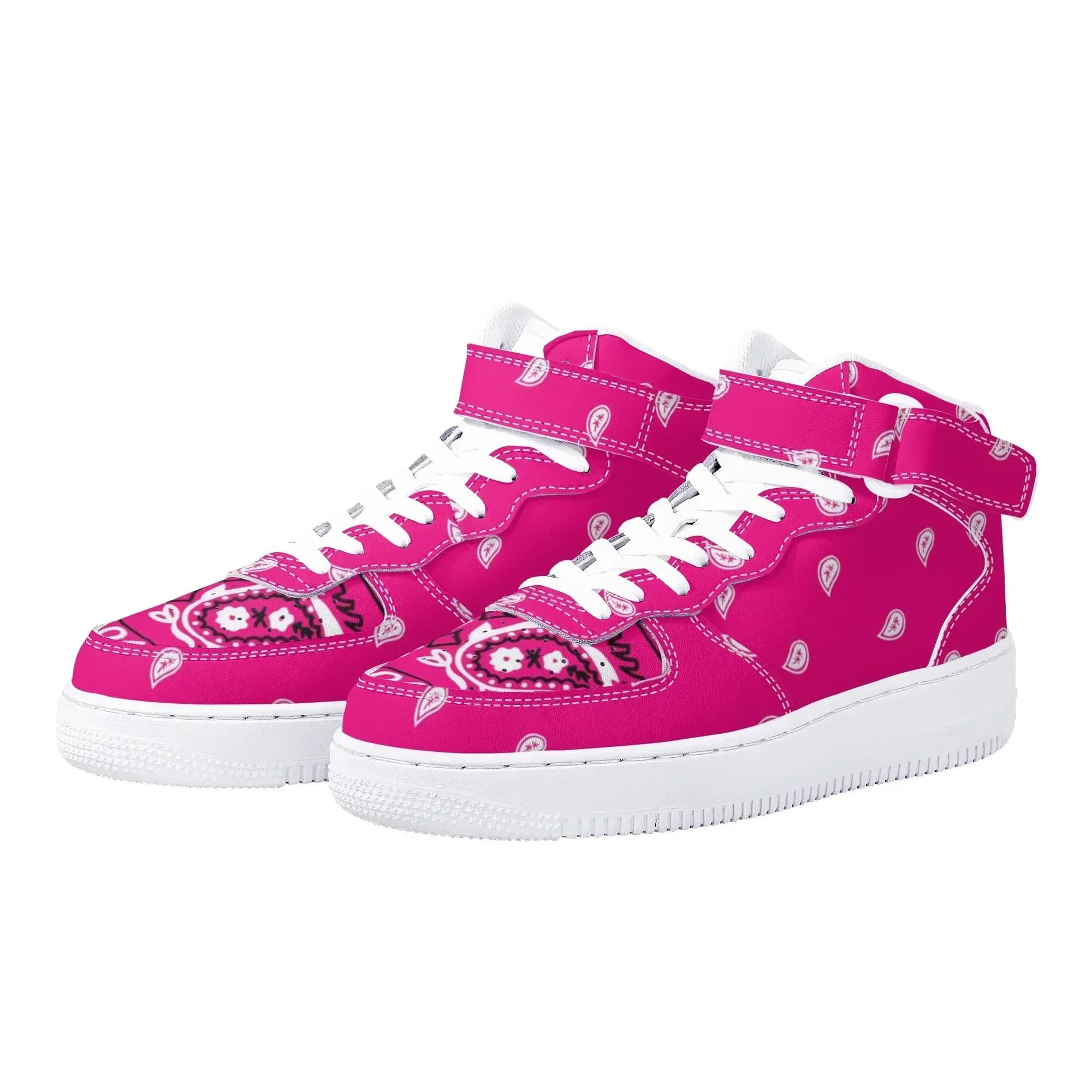 New Arrivals Bandana Print Men Basketball Sneakers Leisure Shoes True Size Running Shoes Factory Direct Sales
