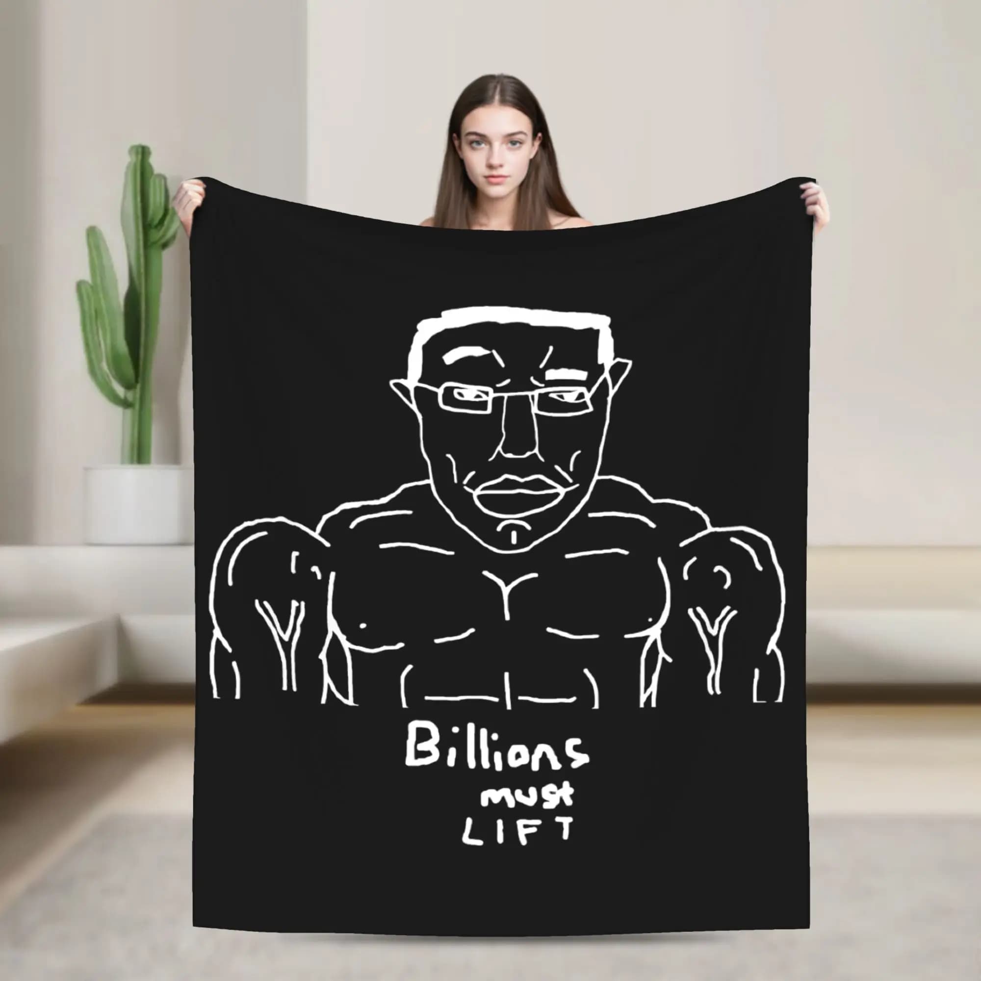 Wojak Chudjak Billions Must Lift Flannel Throw Blanket Blankets for Bedding Travel Warm Bedding Throws,