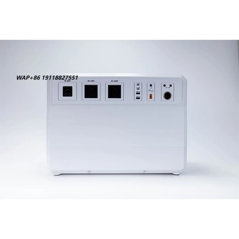 Home Solar Station LiFePO4 Battery Pure Sine Wave Inverter Controller Energy Saving Portable Design Car Jump Starter for