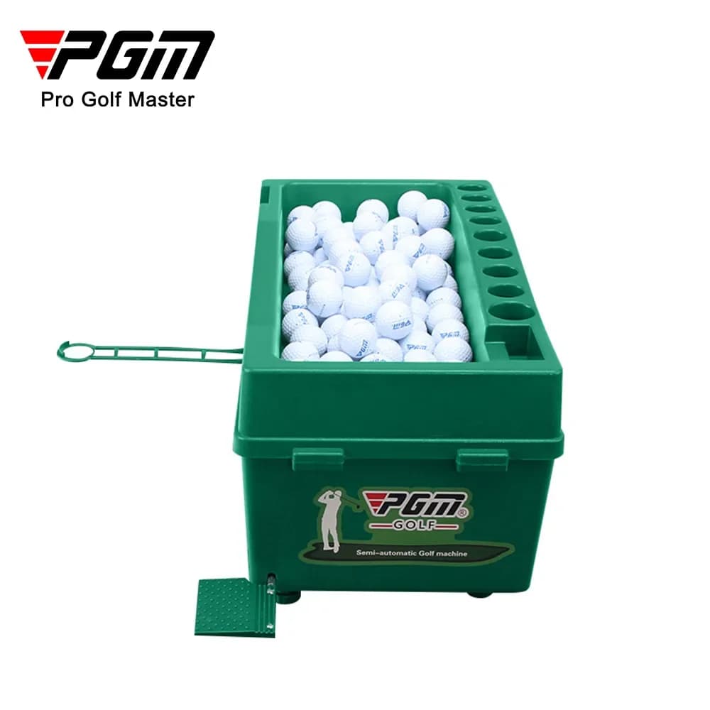 Dispenser automatico di palline da golf per macchina da golf semiautomatica PGM con supporto per mazze da golf Materiale ABS