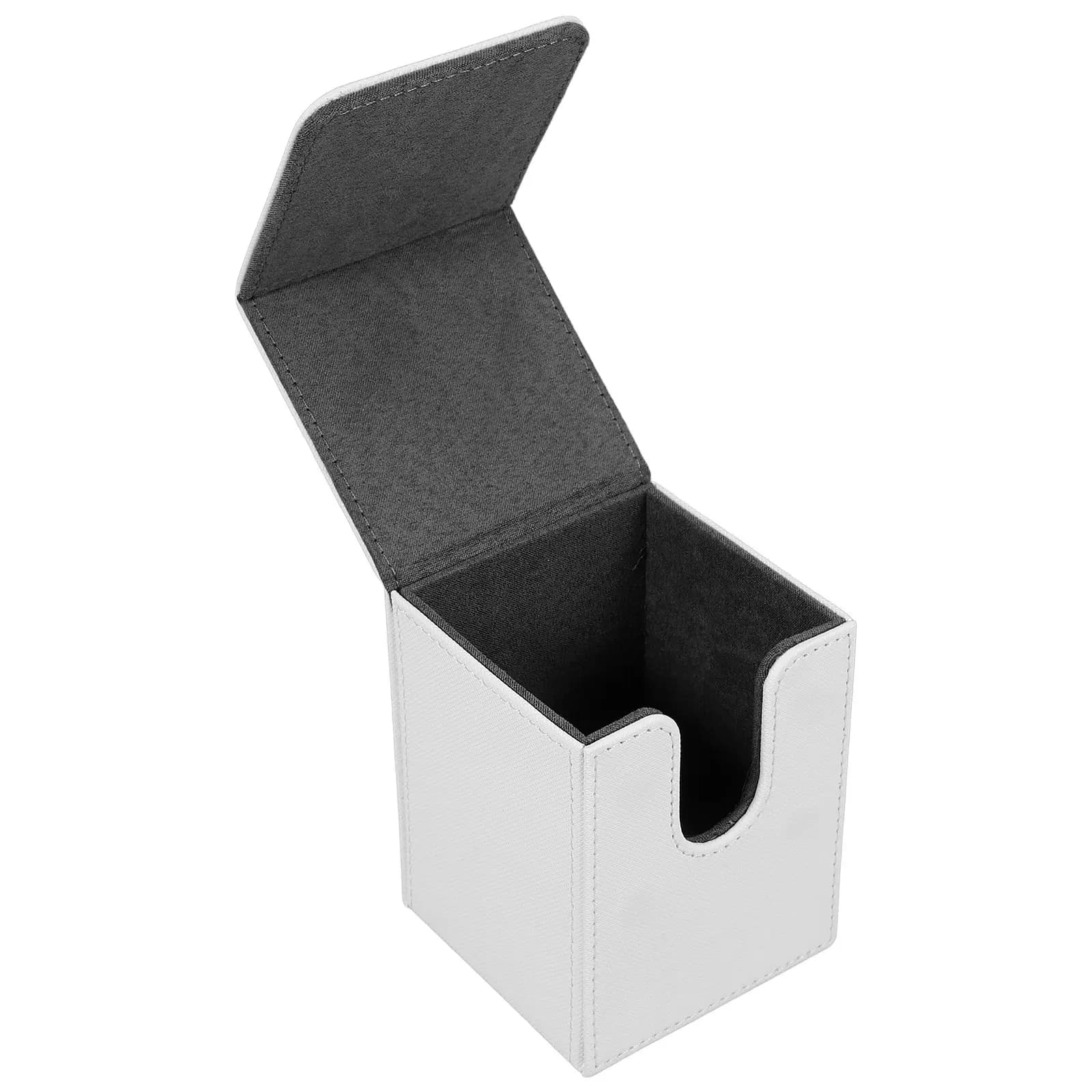 Premium PU Cards Storage Box for Decks Game Cards Holder Large Capacity Desktop Organizer Home Playing Card Case Smooth