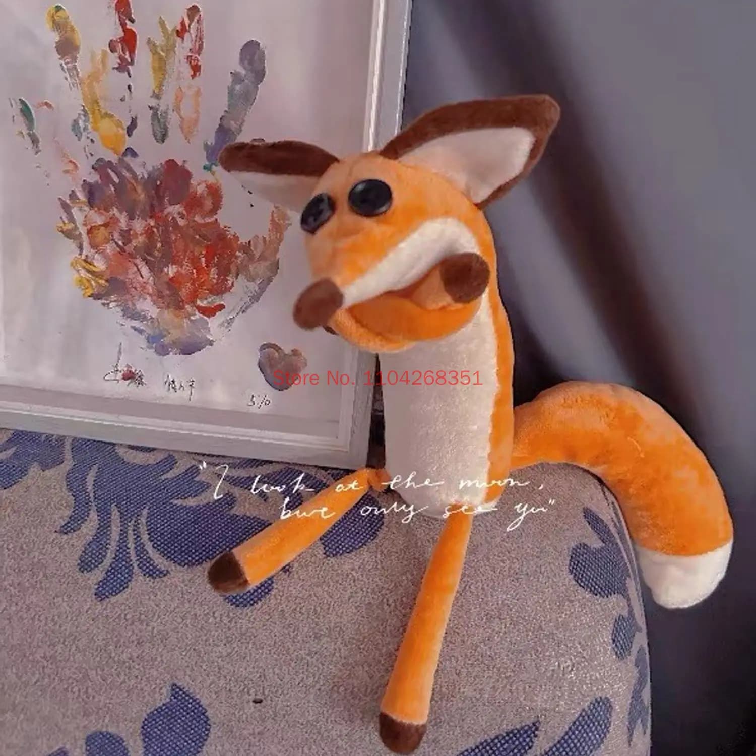 The Little Prince Fox Plush Toy Cute Fox Stuffed Doll Soft Plushie Gift Collection Home Decor Cute Anime Model Doll Toys Gifts
