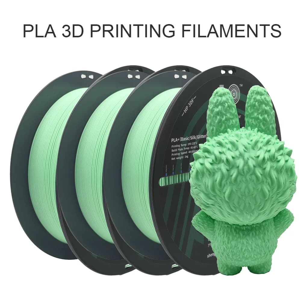 HP3DF 3 rotoli (3 kg) filamento per stampante 3D opaco/magico/glitte, 1,75 mm, liscio al 100% senza bolle adatto alla maggior parte delle stampanti 3D FDM