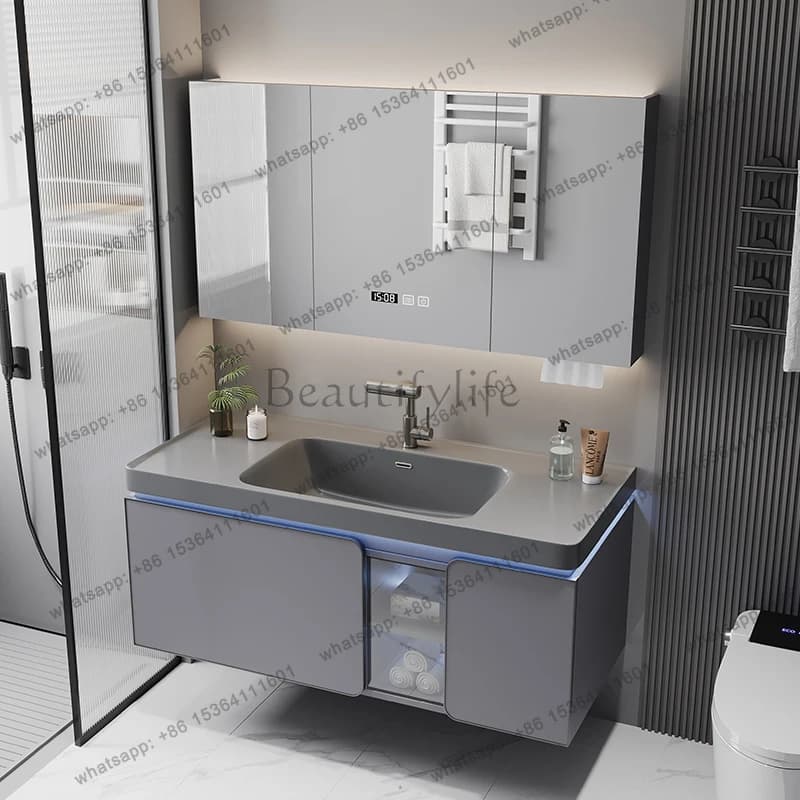 Accessori Trucco Armadietto da bagno Divisori Cina Pianta Cura della pelle Camera da letto Armadio in legno Gabinete di lusso Mobili alla moda