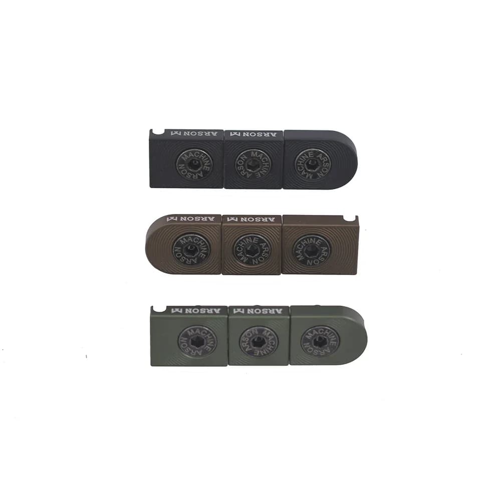 Accessori per la gestione della clip del cavo del morsetto del cavo del sistema di guida del filo M-LOK in alluminio CNC per la guida mlok laser della torcia elettrica