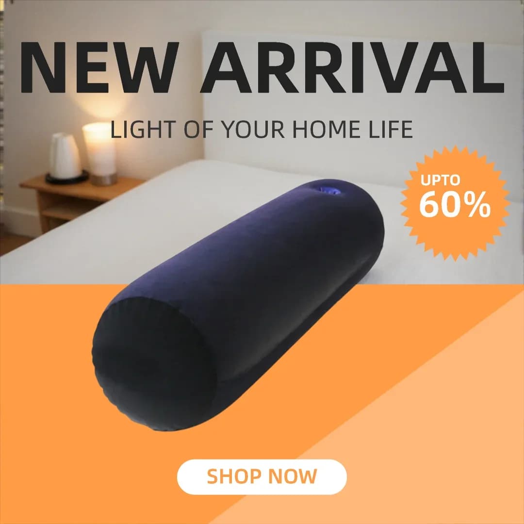Cuscino Gonfiabile Multifunzionale Lungo per il Corpo, Cuscino Lombare per Yoga, Supporto per Gambe e Schiena, Cuscino d'Aria da Viaggio