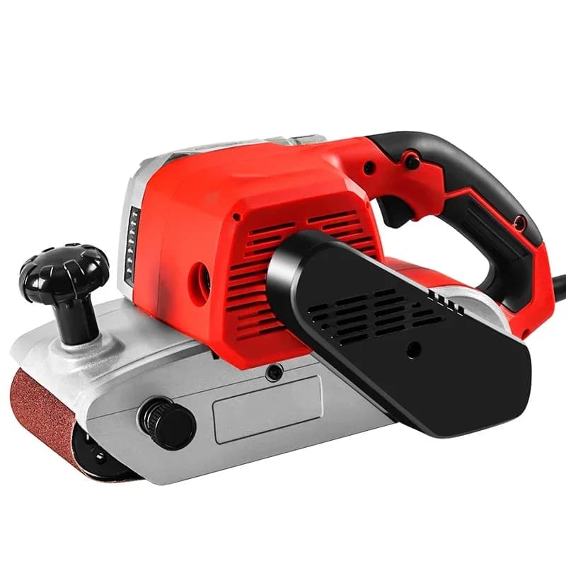 Mini levigatrice a nastro portatile 220V con levigatrice a palmo per la lavorazione del legno, strumento di lucidatura per uso domestico C