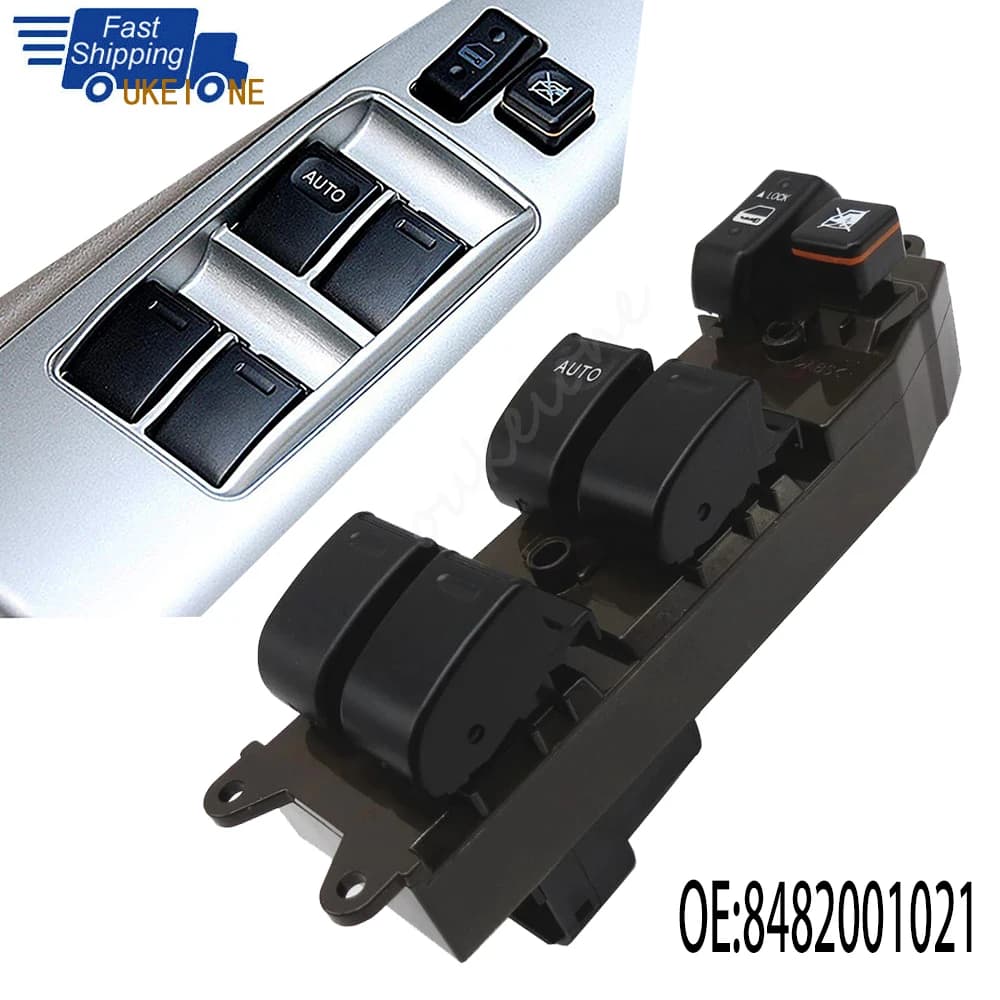Finestra di energia elettrica Interruttore principale Deiver lato Per Toyota Corolla Matrix Camry Sienna Scion Pontiac 8482001021 Accessori per auto