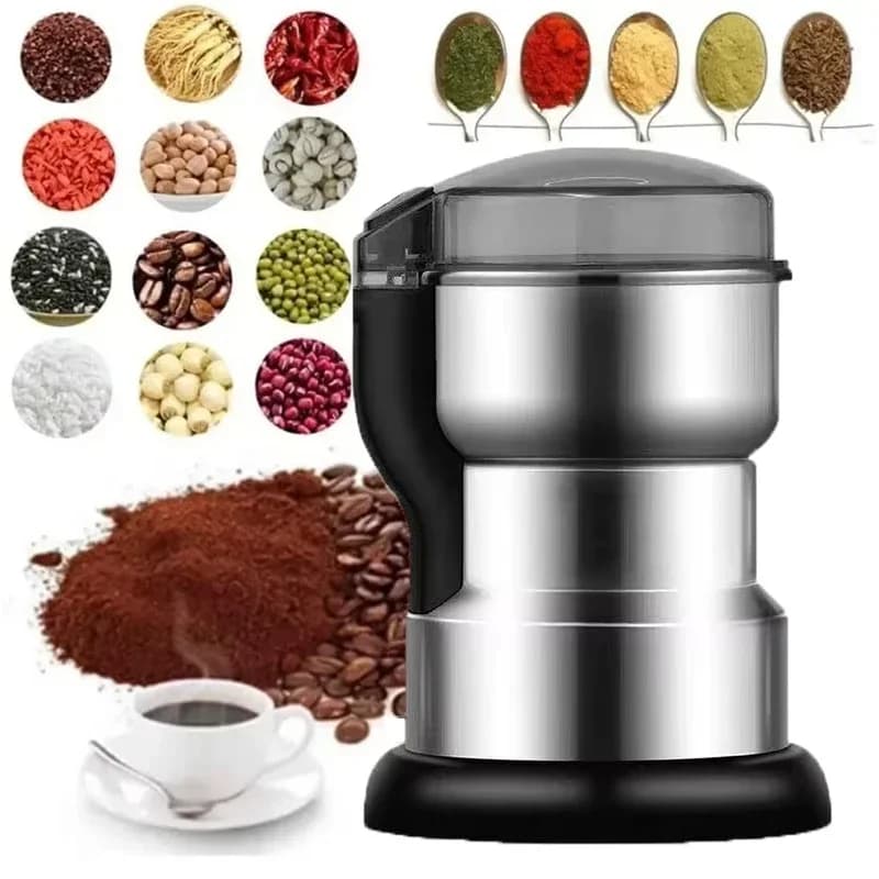 400W Electric Grinder for Chicks, Walnuts, Spices and Cereals, Multifunctional Kitchen Machine for Home Use
