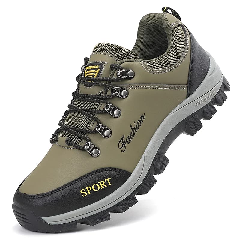 Outdoor Men's Trekking Shoes Sports Mountaineering Shoes Mountaineering Shoes Trekking Outdoor Comfortable Anti-slip Sole 46