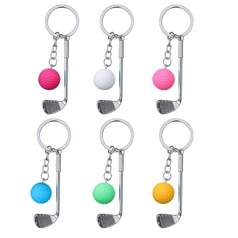 Backpack Keyring Ornament Golf Ball Chain Pendant Gift for Friend Adult