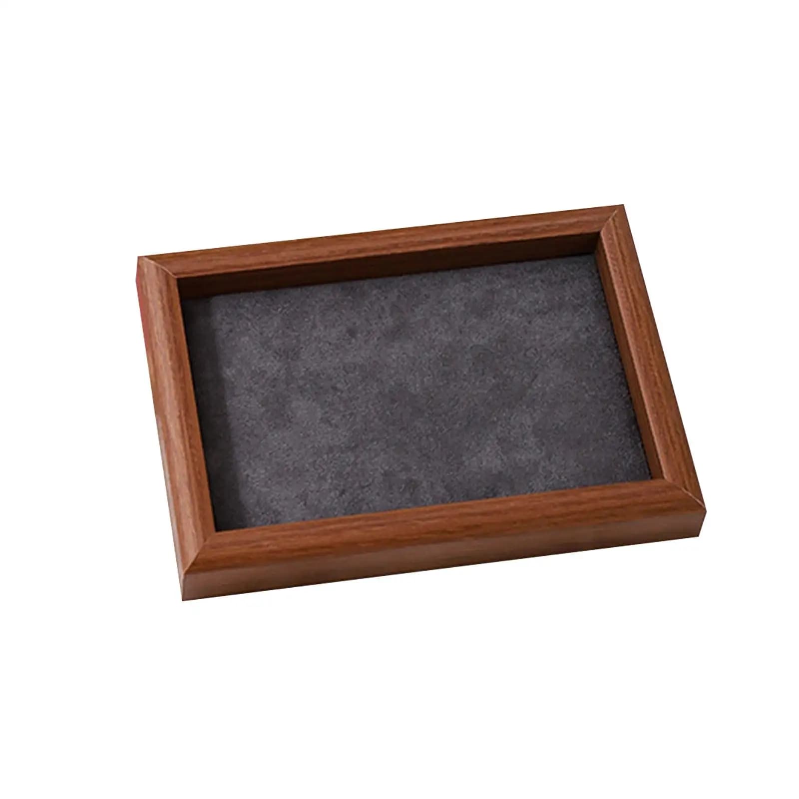 Jewelry Tray Organizer Wooden Durable Practical Showcase Holder Jewelry Showcase for Bracelet Watches Earring Necklace Pendants
