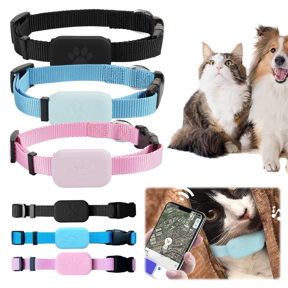 Localizzatori per gatti Localizzatori per gatti GPS Collare Localizzatore GPS per animali domestici impermeabile Localizzatore per cani e gatti Localizzatori GPS intelligenti Animali domestici Accessori per cani e gatti