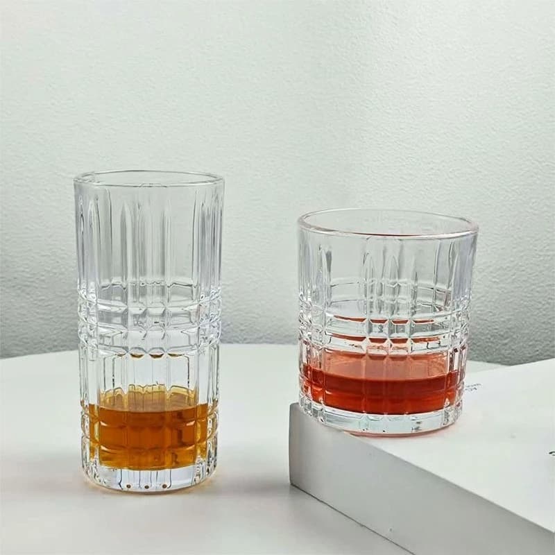 Bicchiere da Vino Intagliato 300ml/380ml, Bicchiere da Cocktail di Lusso, Bicchieri Creativi per Acqua, Bicchieri per Feste, Bicchieri per Succhi e Bevande Fredde