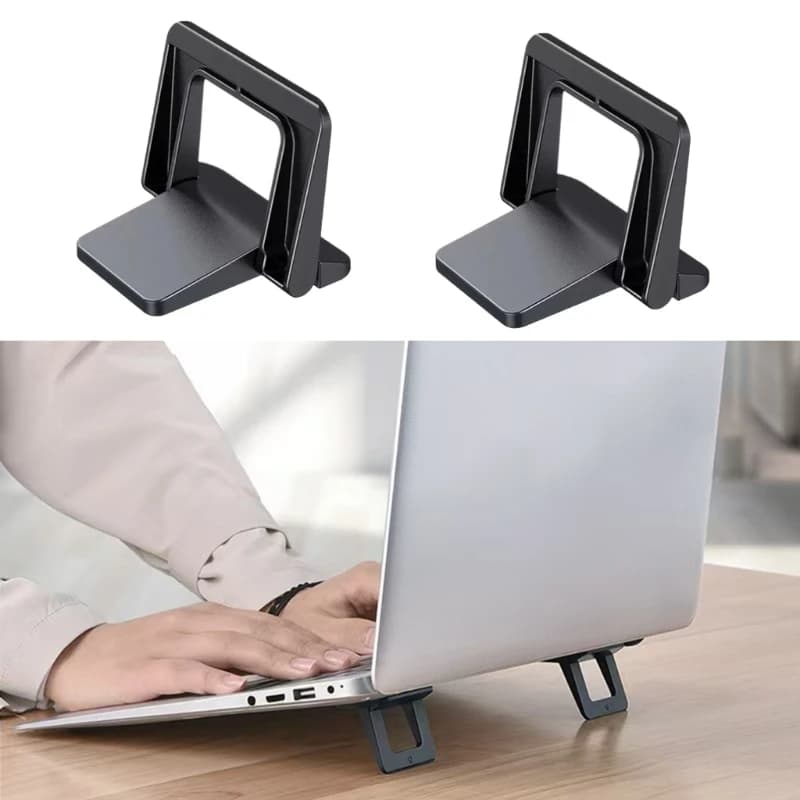 Supporto per laptop da 2 pezzi per supporto per computer Mini gambe portatili per MacBook Huawei Samsung Xiaomi Dell ASUS HP Laptop