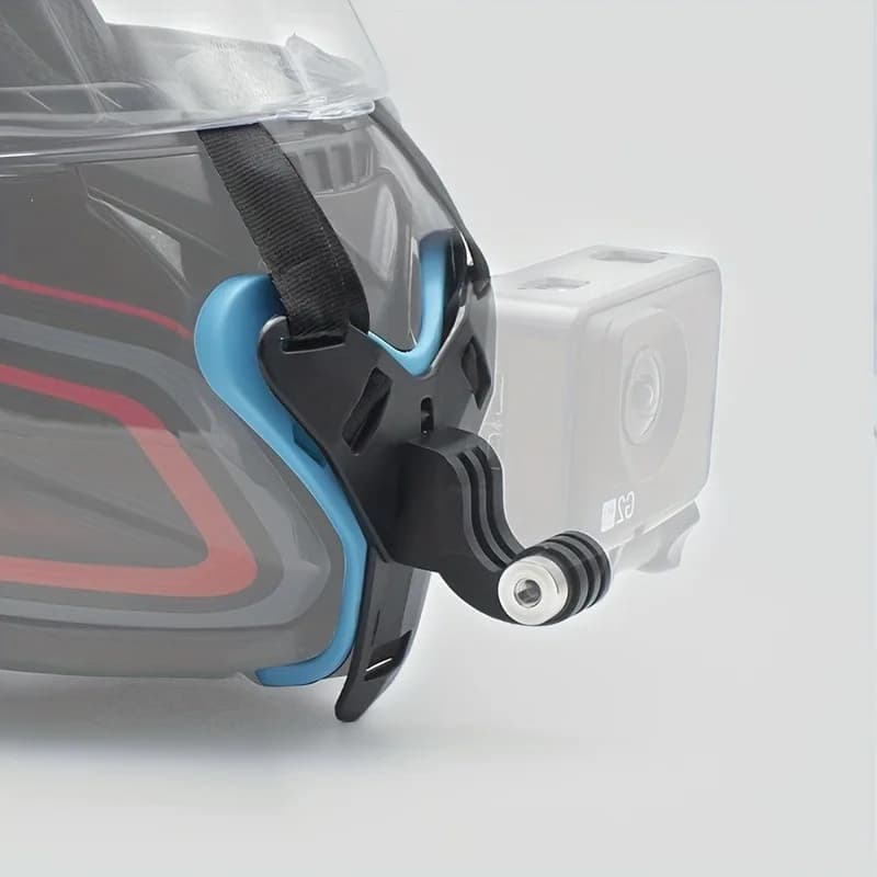 Helmet with front chin to nig your GoPro Hero camera 11, 10 9 8 7 and DJI Osmo Action Insta360!