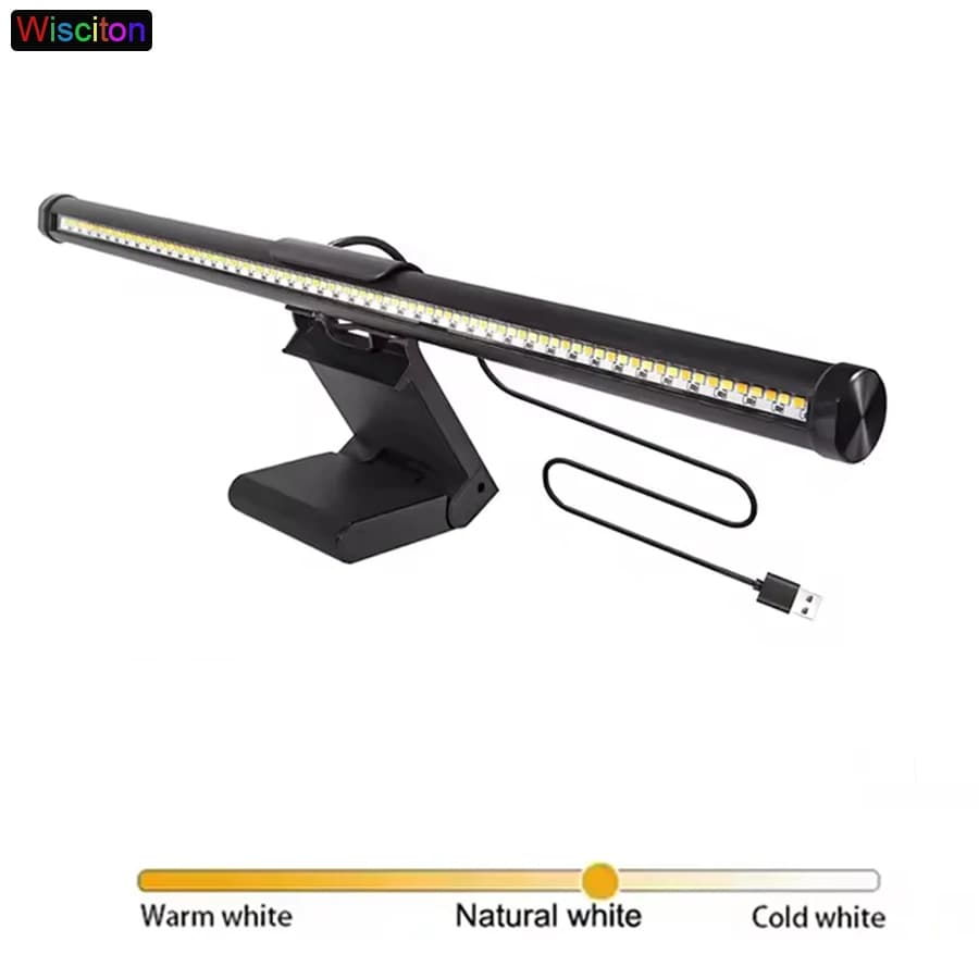 Barra luminosa per schermo monitor per laptop/computer Controllo touch Temperatura colore Commutazione Display dimmer Illuminazione Luce notturna USB