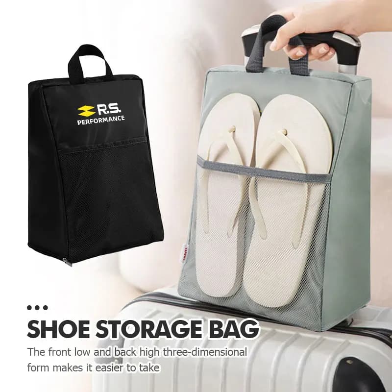 Portable Travel Shoe Bag Storage Clothes Bag Travel Supplies For Renault RS Kadjar Captur Clio Megane 2 3 4 RS Koleos Logan