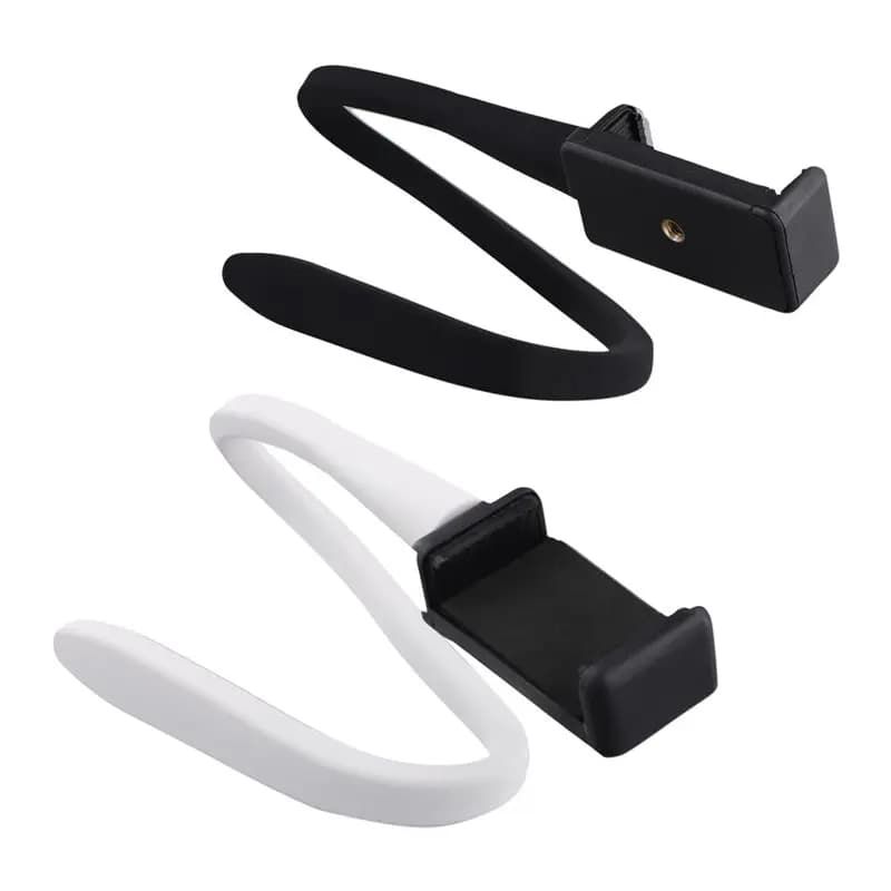 Supporto Universale ABKQ per Baby Monitor, Mensola Flessibile in Silicone per Telecamera, Supporto per Telecamera IP Senza Fori