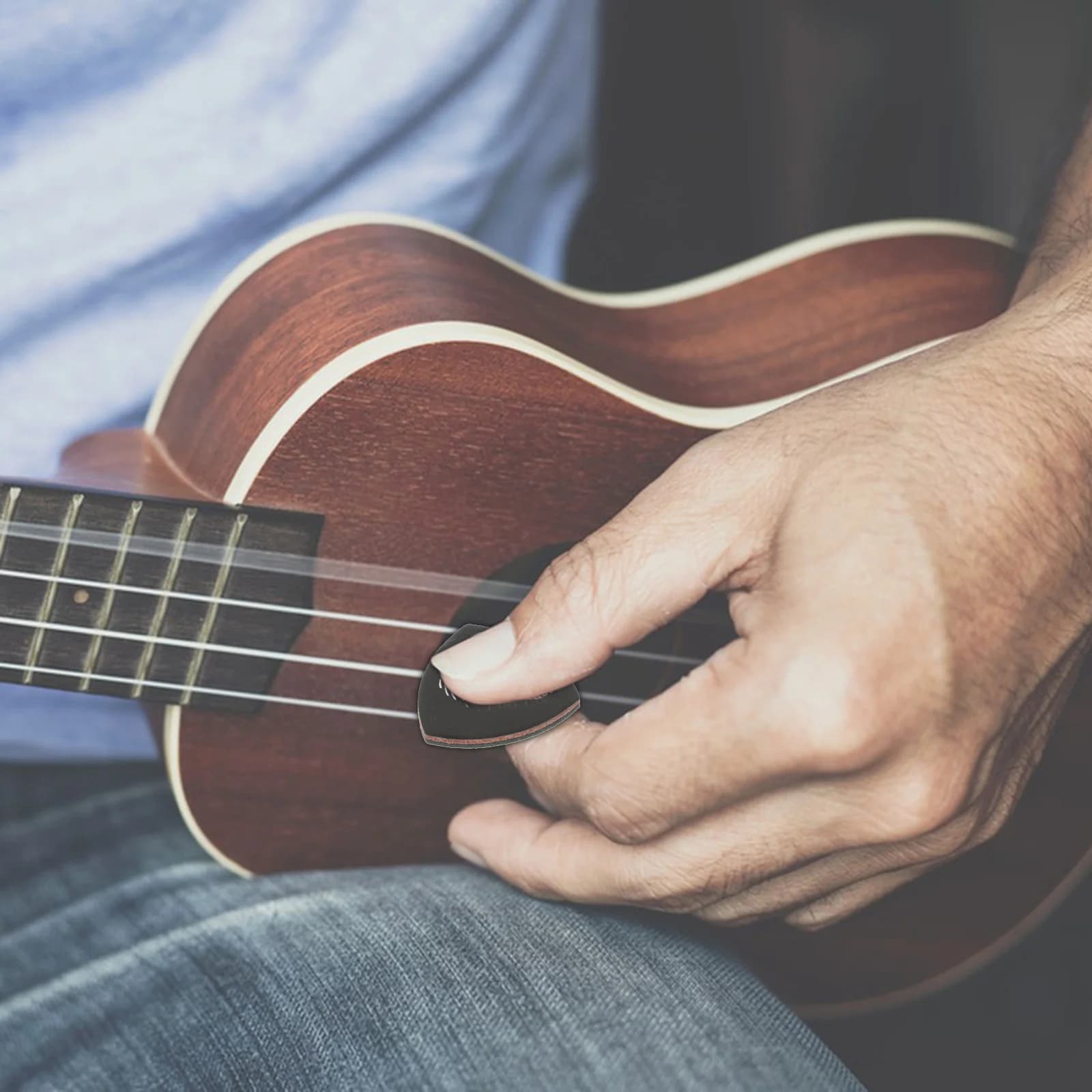 Plettri per chitarra da 3 pezzi Plettri per chitarra elettrica durevoli per comode plettri per ukulele Accessori per strumenti musicali per ukulele