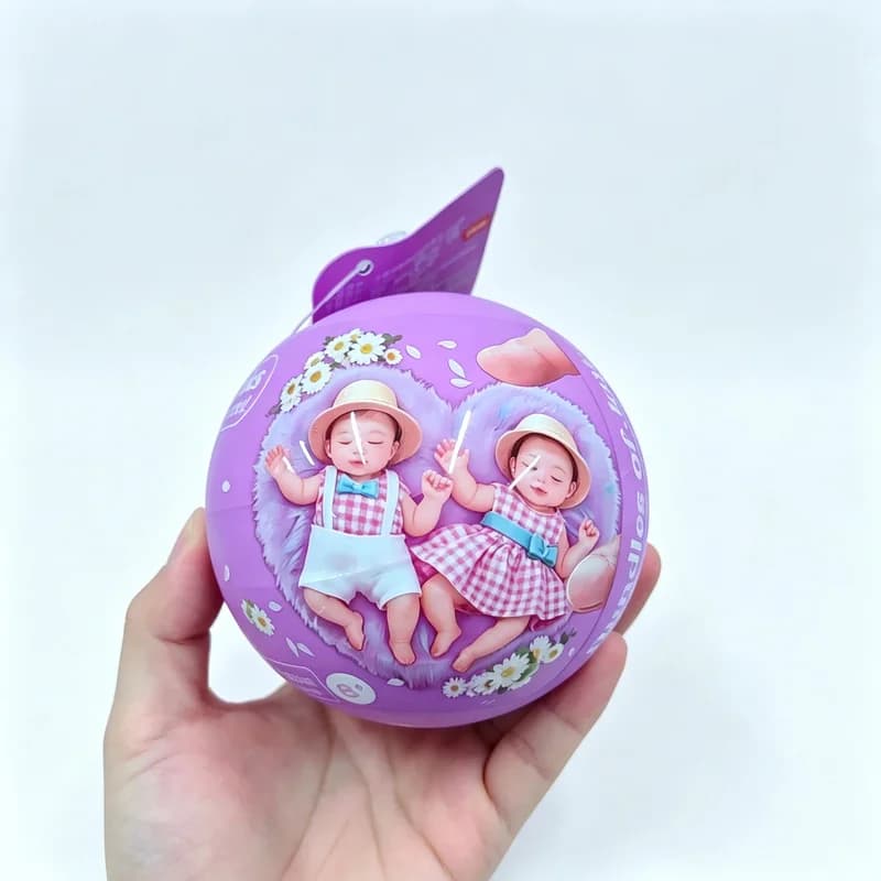 Zuru 5 Surprise My Mini Baby Series 2 Silicone Doll Blind Box Surprise Ball Pretend Play Collectible Toy For Collectors