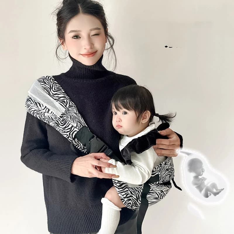 Versatile marsupio per neonati, cintura in vita, porta neonati, tracolla, grande zaino per bambini, stile borsa per pannolini