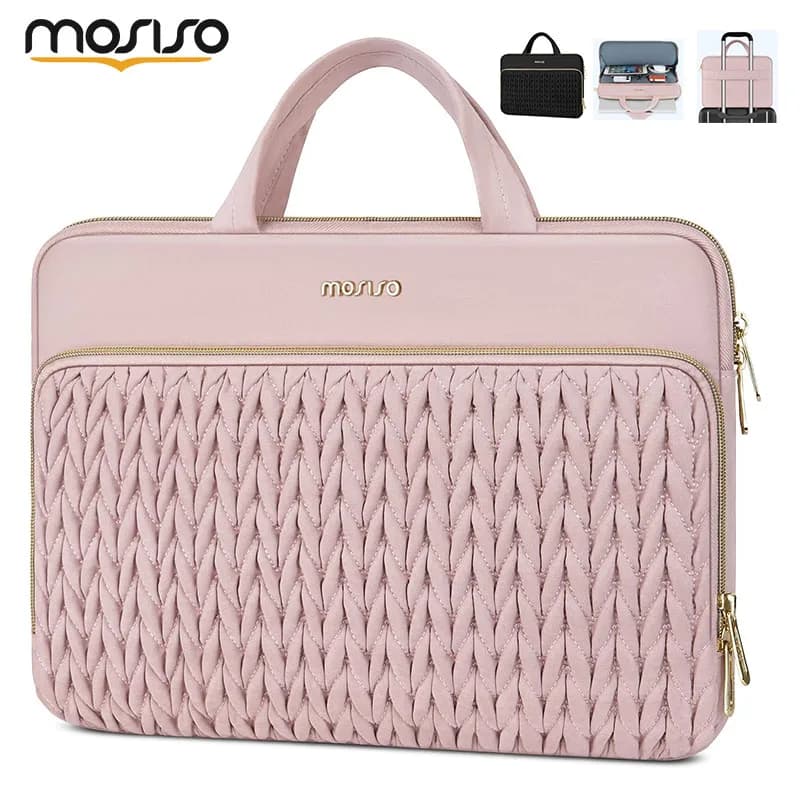 Borsa ventiquattrore per laptop per MacBook Air 13 15 Pro 14 16 M5 M4 M3 M2 M1 13.3 14.2 pollici Mac Dell HP Lenovo Custodia per notebook