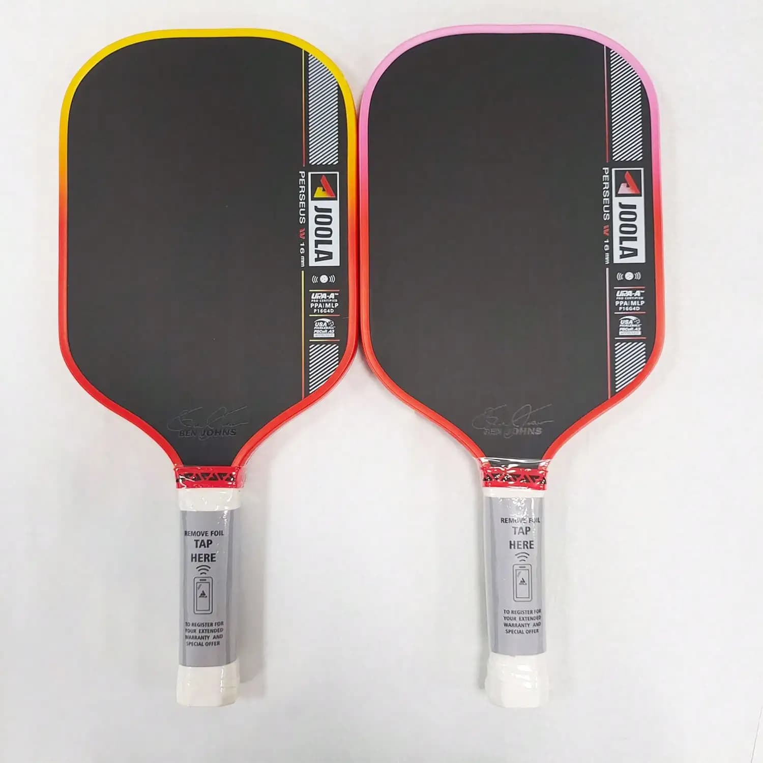 JOOLA Pro V Enhanced Table Tennis Racket - 16mm - Agassi Graf Perseus Original Carbon Fiber Textured Surface - Reinforced Frame And Power Core, Equipped With NFC, Excellent Ball Control, Lightweight Design