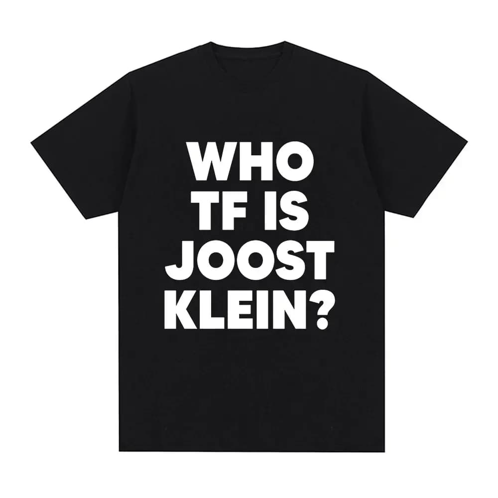 T-shirt Who Tf Is Joost Klein Europapa Eurovision Harajuku Retro Tshirt Casual estiva a maniche corte Harajuku Streetwear