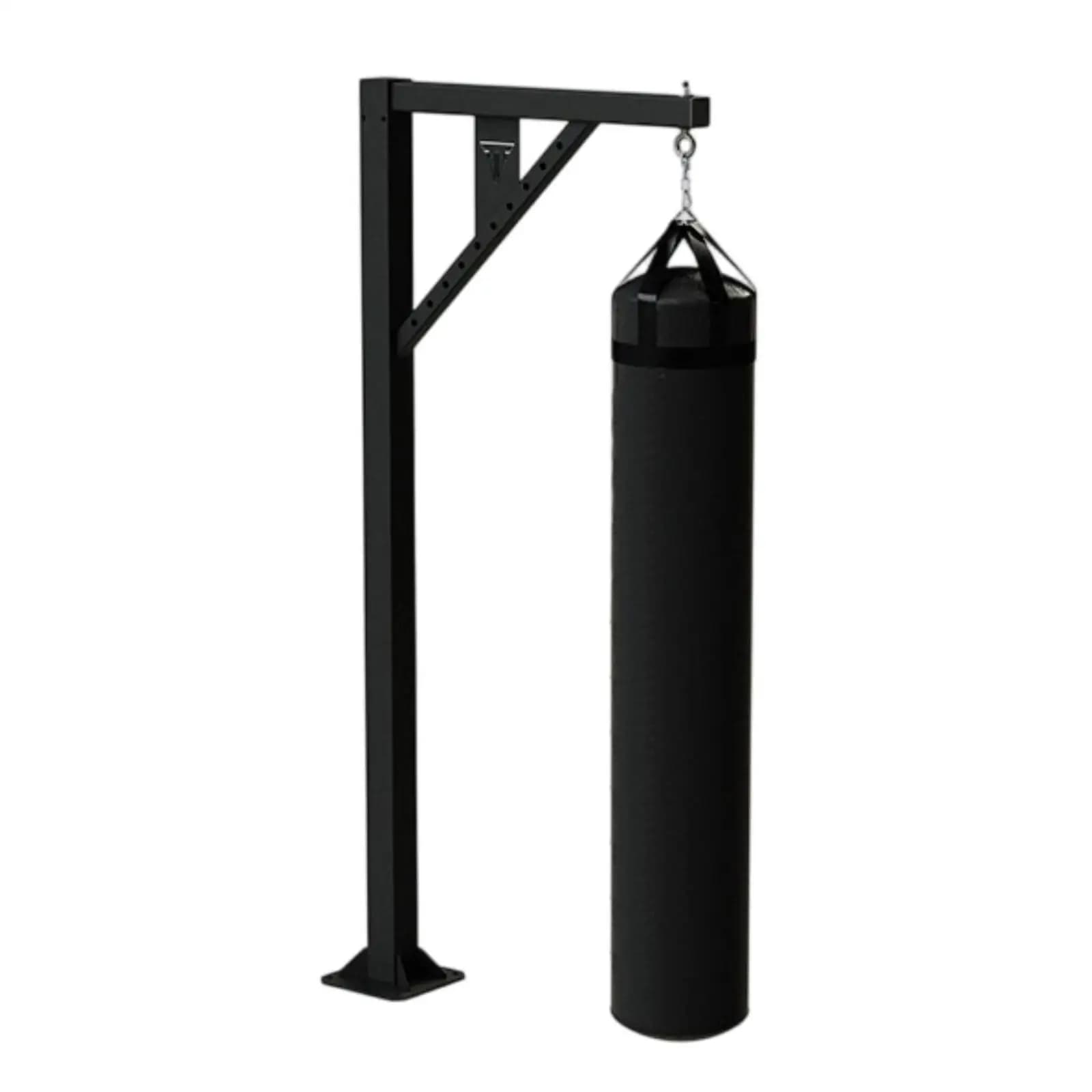 Space Efficient Punching Equipment Stand Steel Frame Freestanding Heavy Bag Holder for Indoor Gym Use