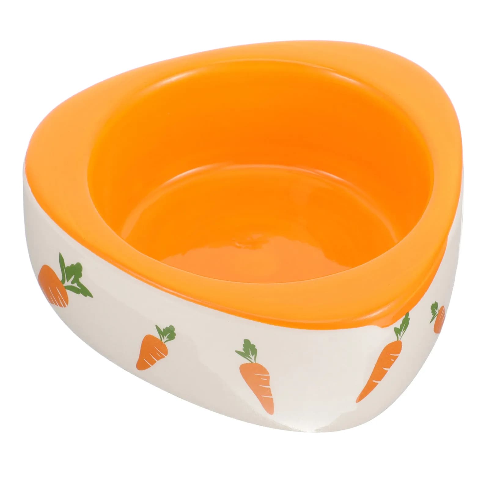 Ceramic Hamster Food Bowl Sturdy Small Pet Feeding Dish Safe Rat Guinea Pig Water Container Reusable Easy Clean