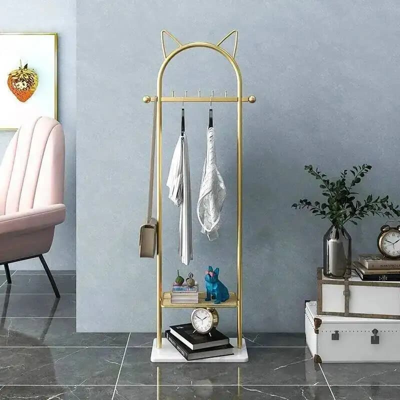New Coats Nordic Clothes Hangers Clothes Clothes Clothing Metal Shoes Gold Dresses WWH35XP