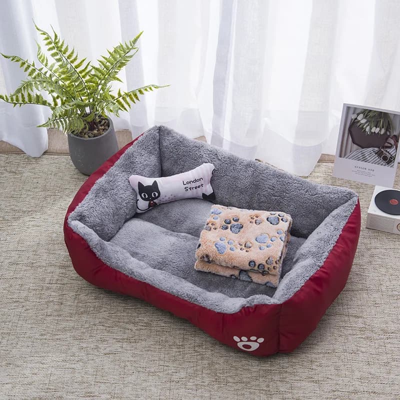 Inverno caldo grande cane divano letto cane inginocchiarsi gatto stuoie casa cuscino Pet cane letto cane casa nido morbido cestini per cani letto per cucciolo di gatto