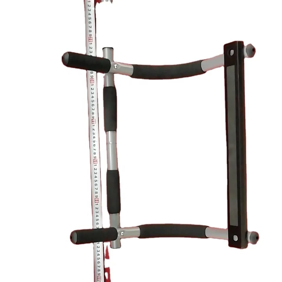 Multifunctional Traction Bar, Mounted to Wall, for Sports and Fitness Exercises, with Arm Rings