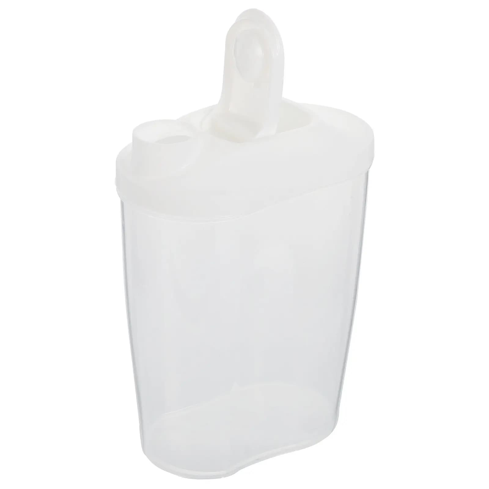 Contenitore per Alimenti Trasparente Resistente con Chiusura Ermetica per Cucina, Ideale per Prodotti Secchi, Cereali e Spezie