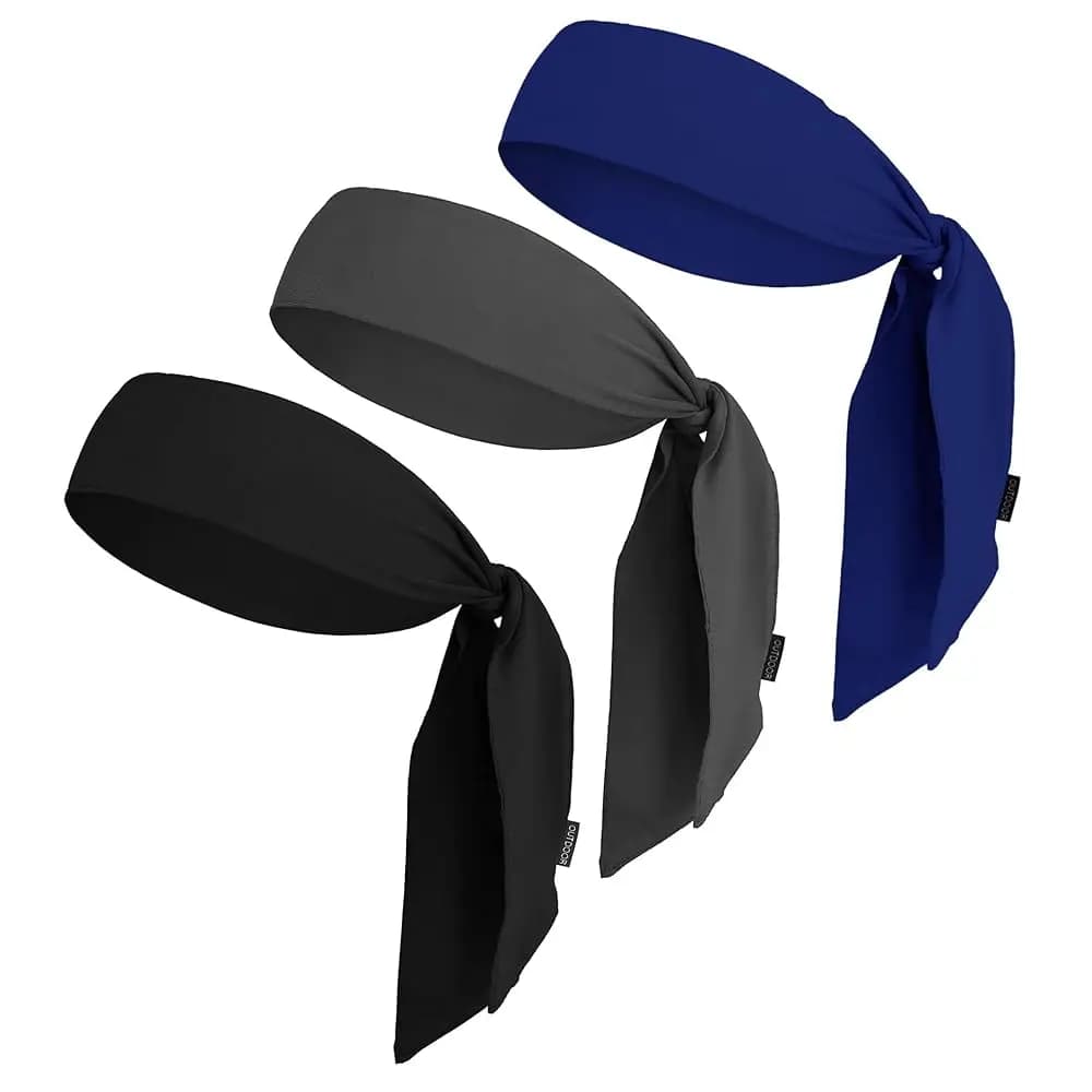Fascia per Capelli - Fascia Sportiva Traspirante - Fascia Elastica a 4 Vie - Fascia Regolabile per Allenamenti