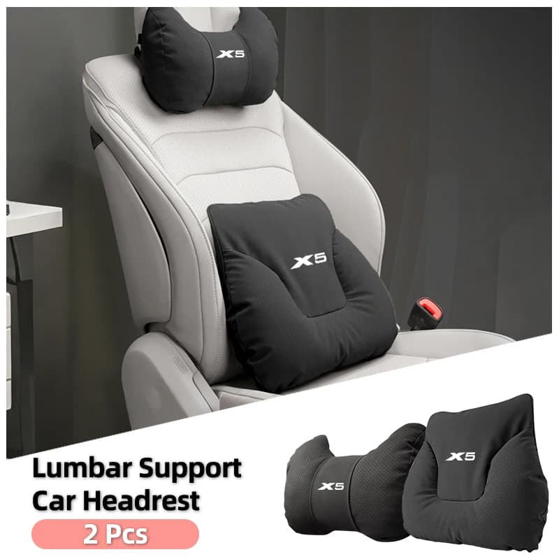 Accessori auto Poggiatesta Supporto lombare Cuscino per il collo del sedile per BMW X5 X4 X3 X2 X1 X6 X7 G20 G30 6GT E46 E90 E60 F10 E39 F30 E36 F2