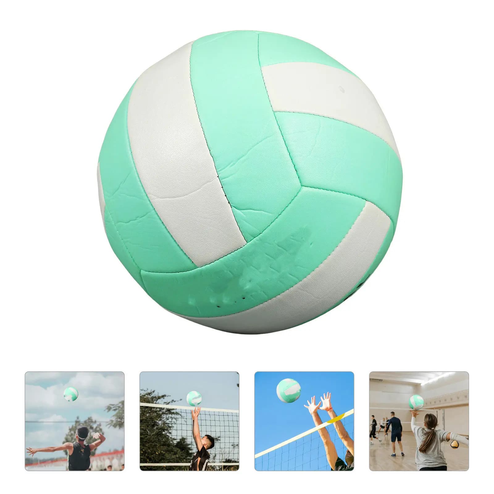 Indoor Volleyball Ball for Training and Competition, Premium Material Thickness, Superior Grid, Outstanding Stability and Performance, Vivacious Colors