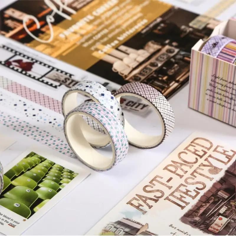 5pcs/lot Cherry Star Style Decorative Tape Cute Cartoon Creative Washi Tape School Stationery