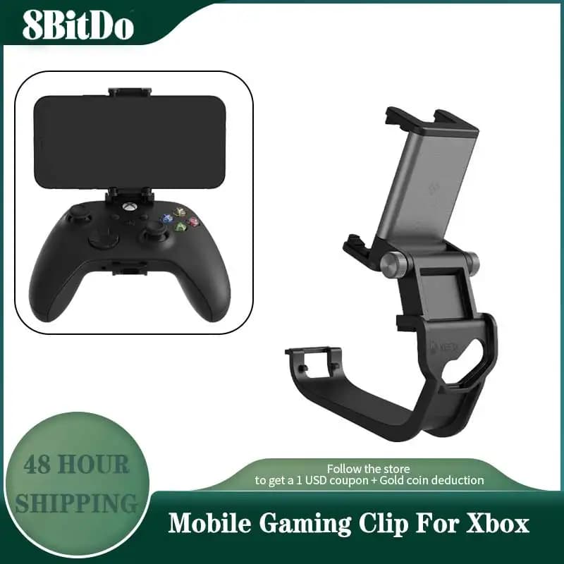 Clip per telefono cellulare 8BitDo per controller di gioco wireless Xbox, accessori per giochi Supporto per gamepad per Xbox one, serie Xbox