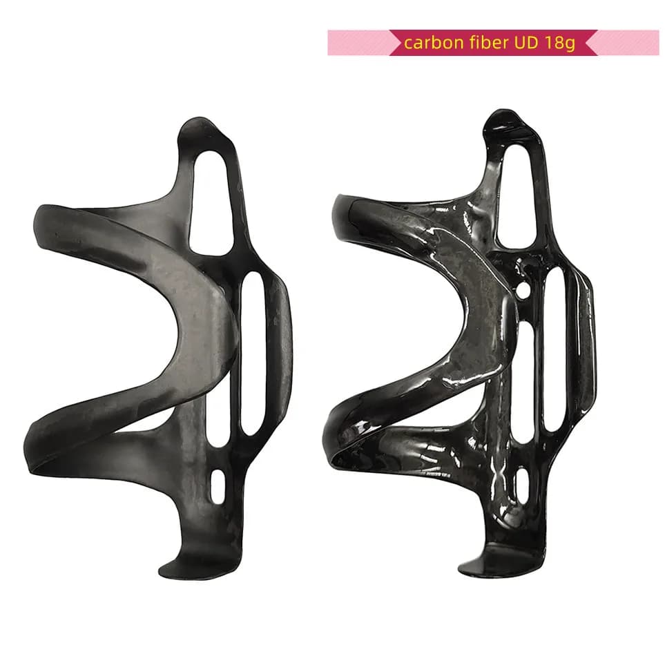 Bike bottle holder entirely made of carbon fiber, bottle holder, glossy UD carbon, ultralight, mountain bike accessories